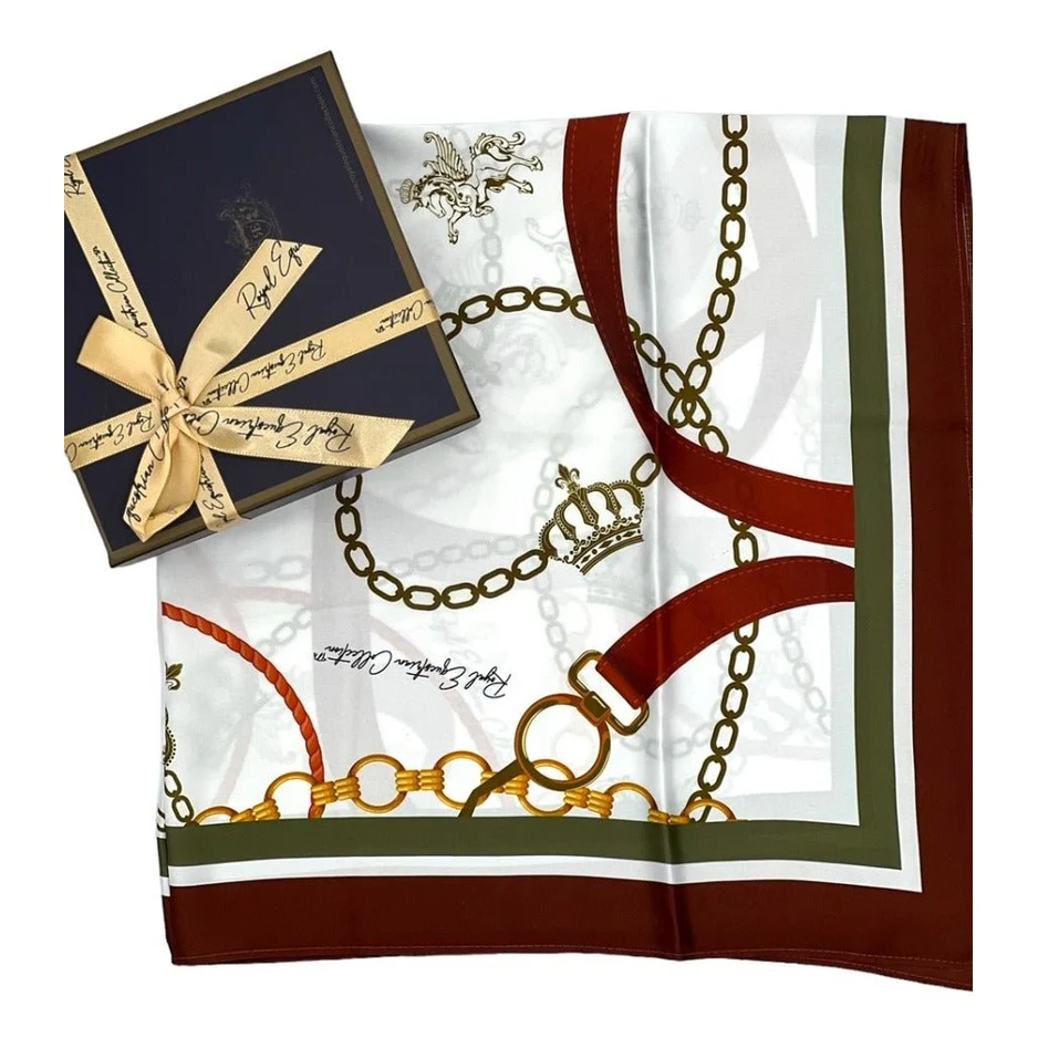 Royal Equestrian Chevalle Scarf Olive - Image 7