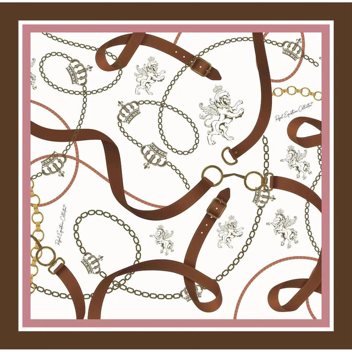 Royal Equestrian Chevalle Scarf Pink - Image 5
