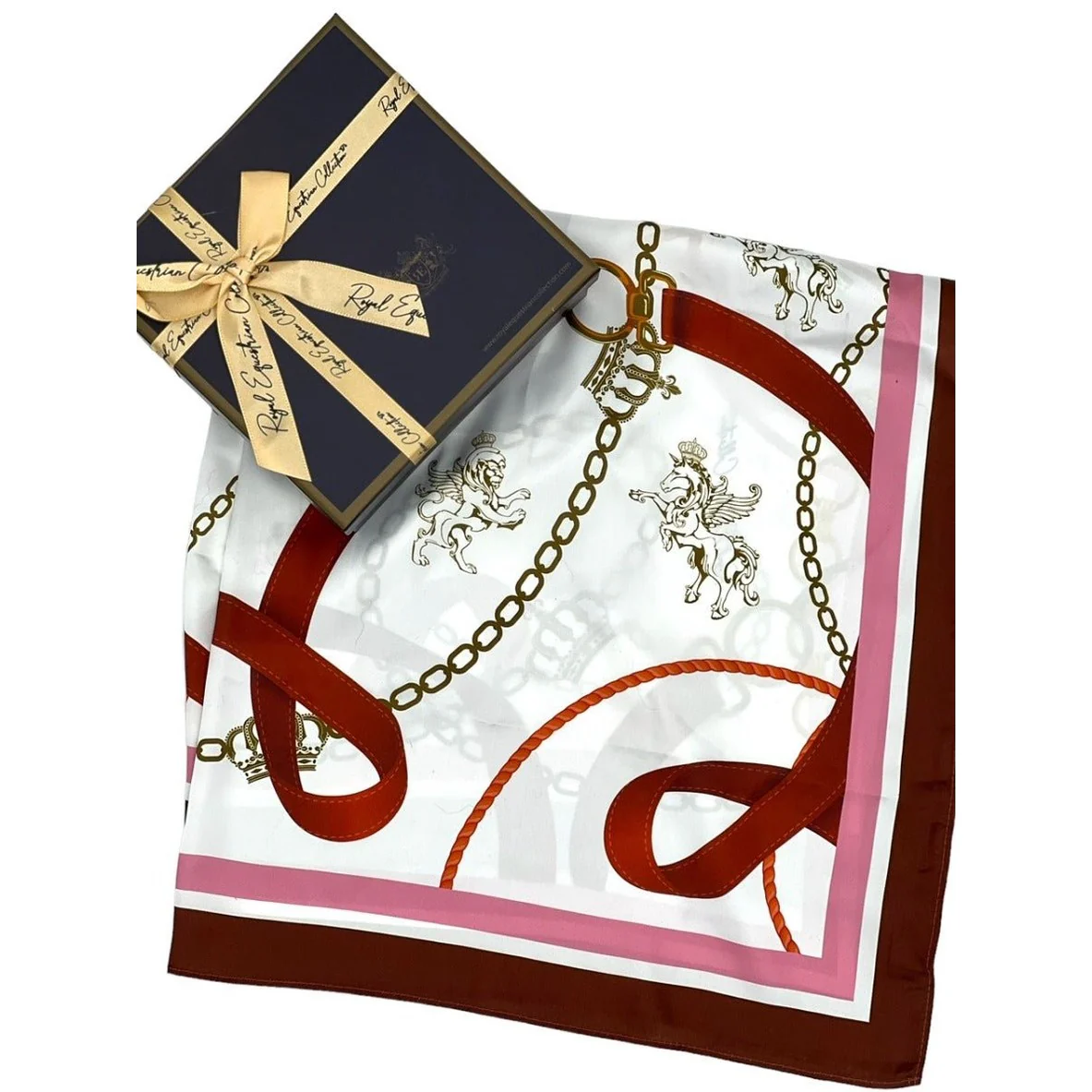 Royal Equestrian Chevalle Scarf Pink - Image 6