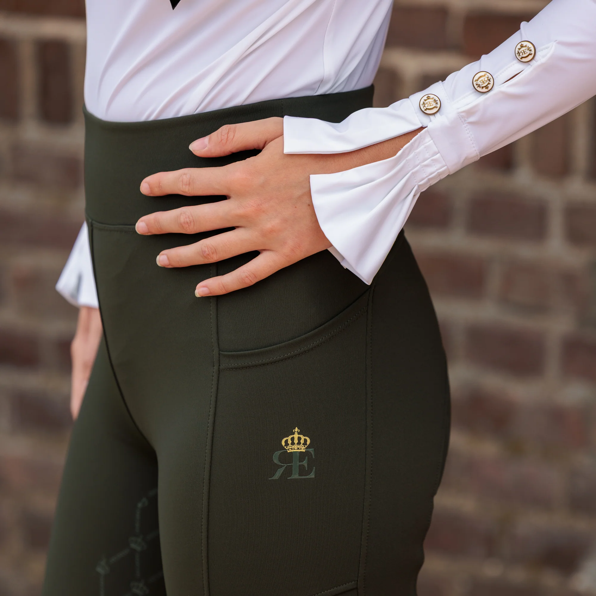 Royal Equestrian Couture Paris Show Shirt White - Image 4