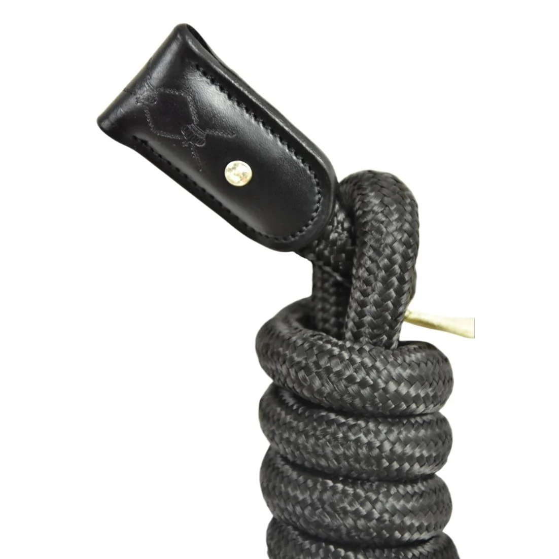 Royal Equestrian Diamond Jog Premium Leadrope Black - Image 2