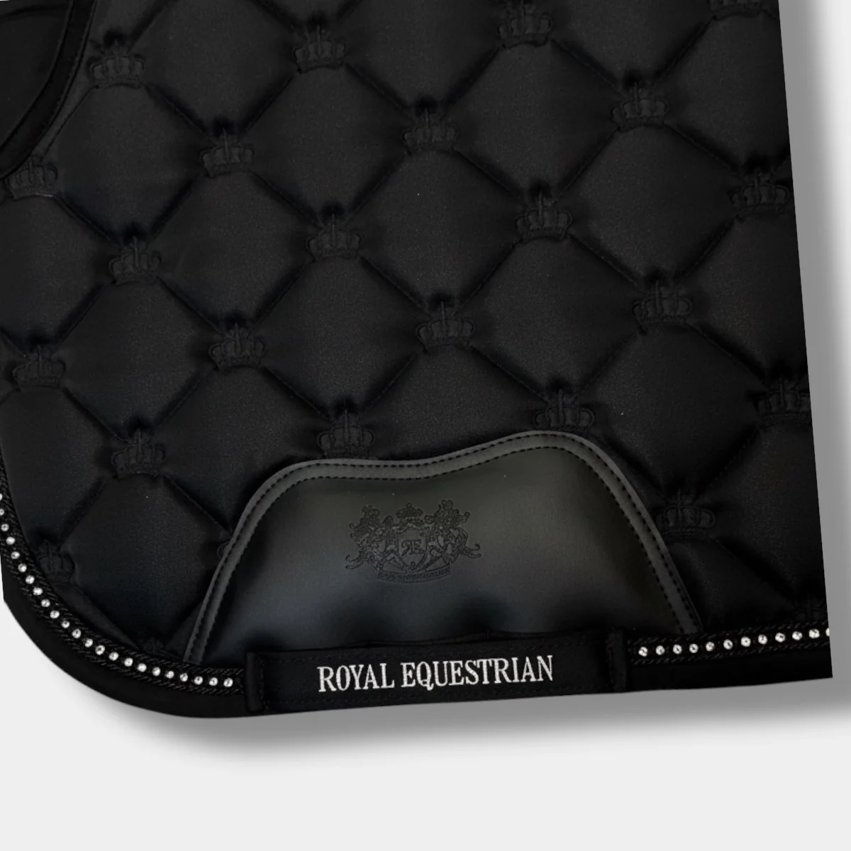 Royal Equestrian Saddle Pad Dressage Black Crystals - Image 4