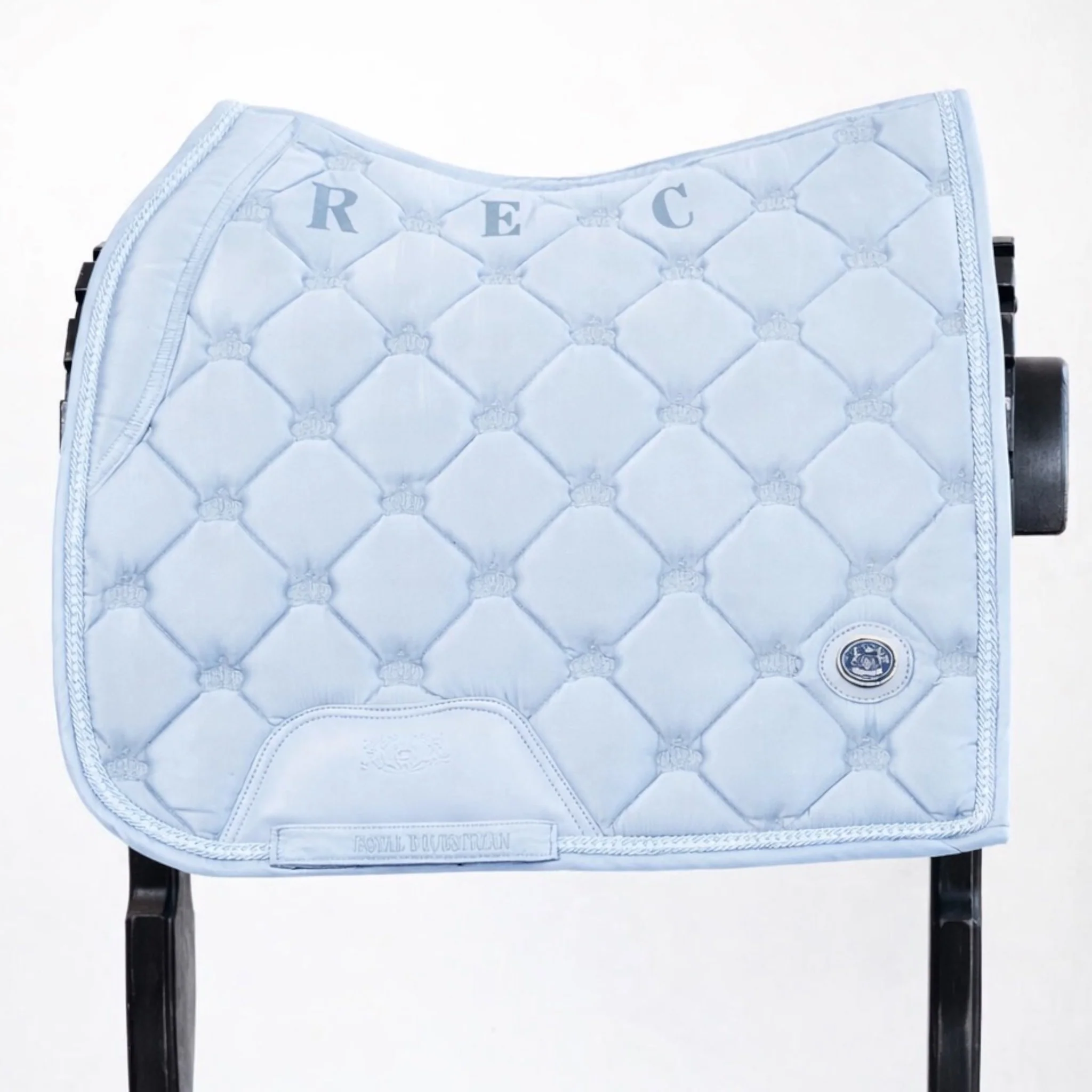 Royal Equestrian Dressage Saddle Pad Ice Blue - Image 2
