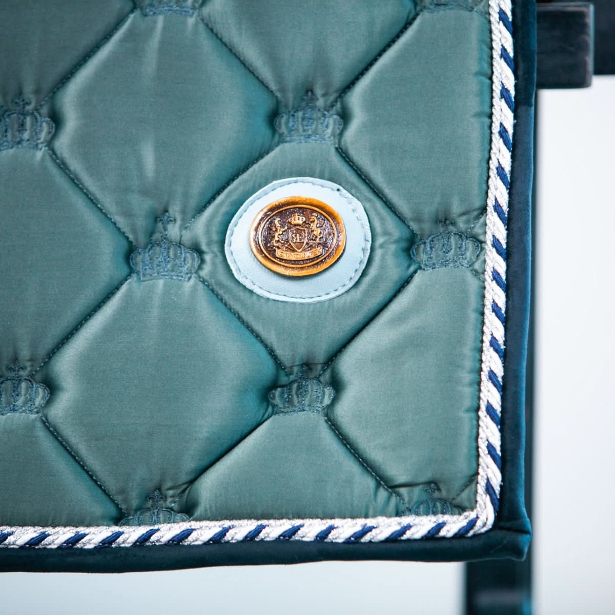 Royal Equestrian Dressage Saddle Pad Marine Blue - Image 5