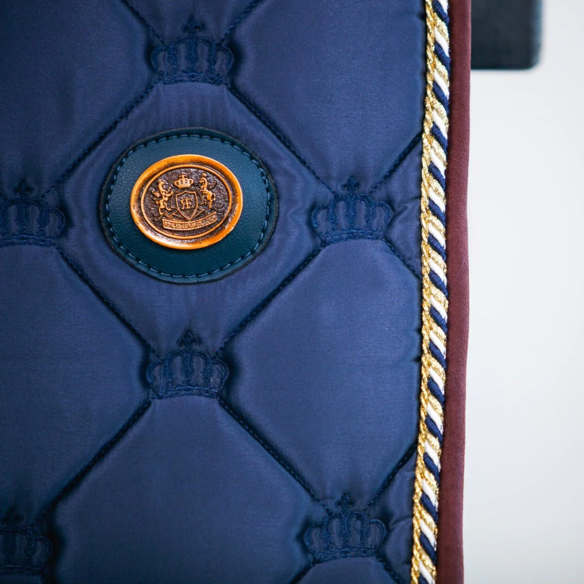 Royal Equestrian Saddle Pad Dressage Royal Blue - Image 5