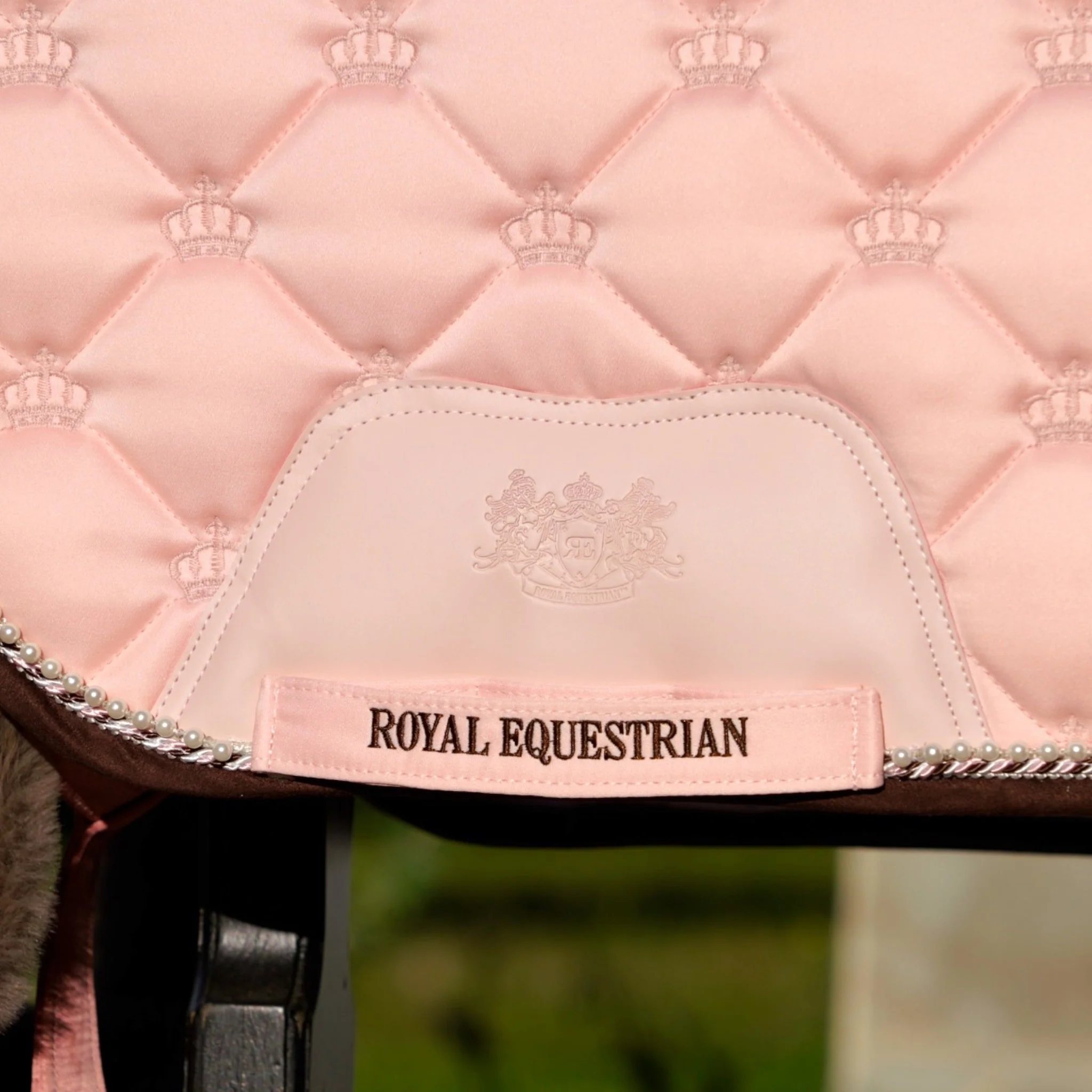 Royal Equestrian Dressage Saddle Pad Pink - Image 6