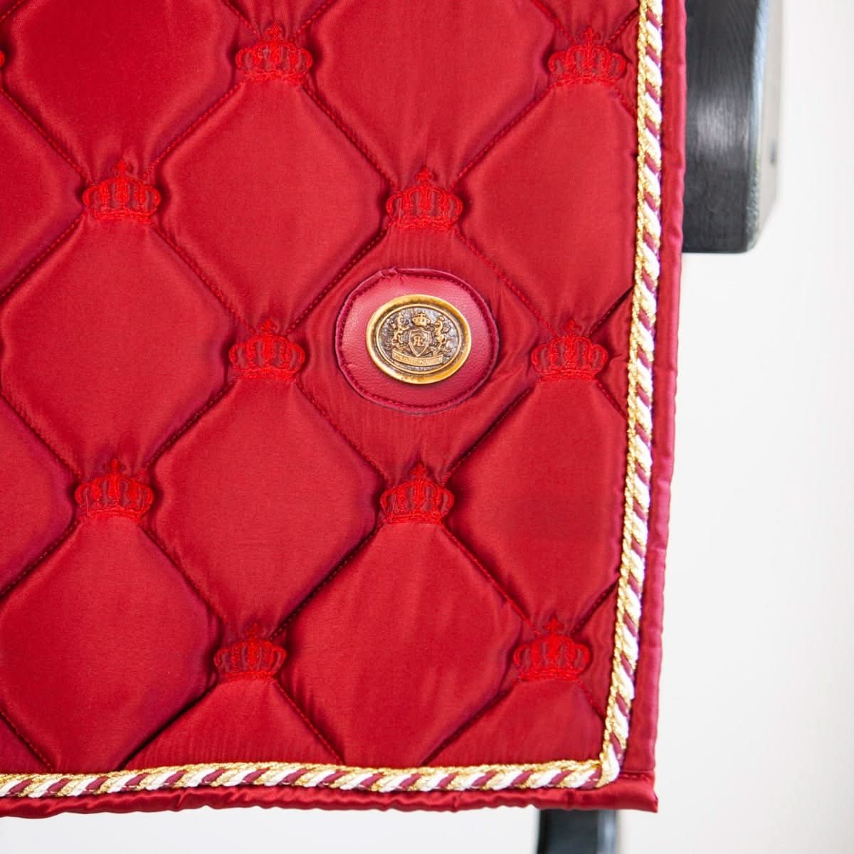 Royal Equestrian Saddle Pad Dressage Red Crimson - Image 4
