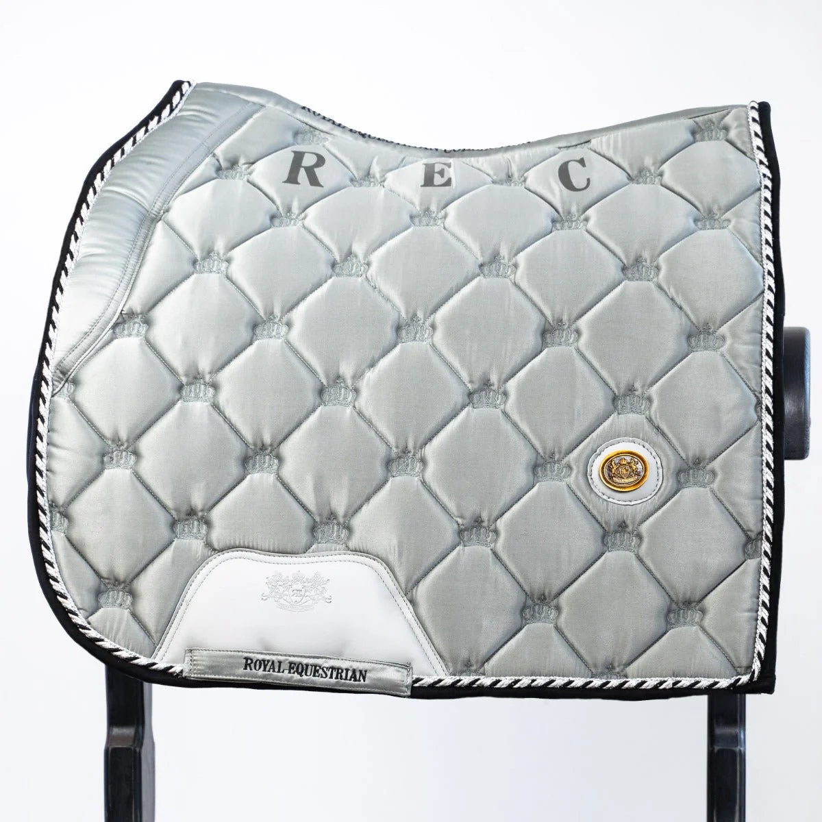 Royal Equestrian Dressage Saddle Pad Silver - Image 2