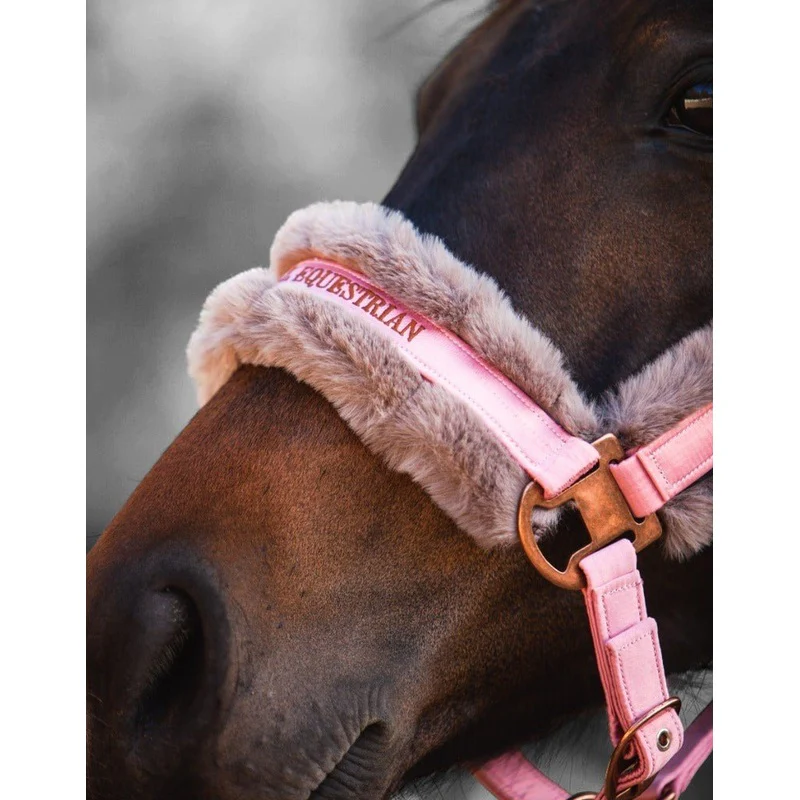 Royal Equestrian Fur Halter Pink Full - Image 7