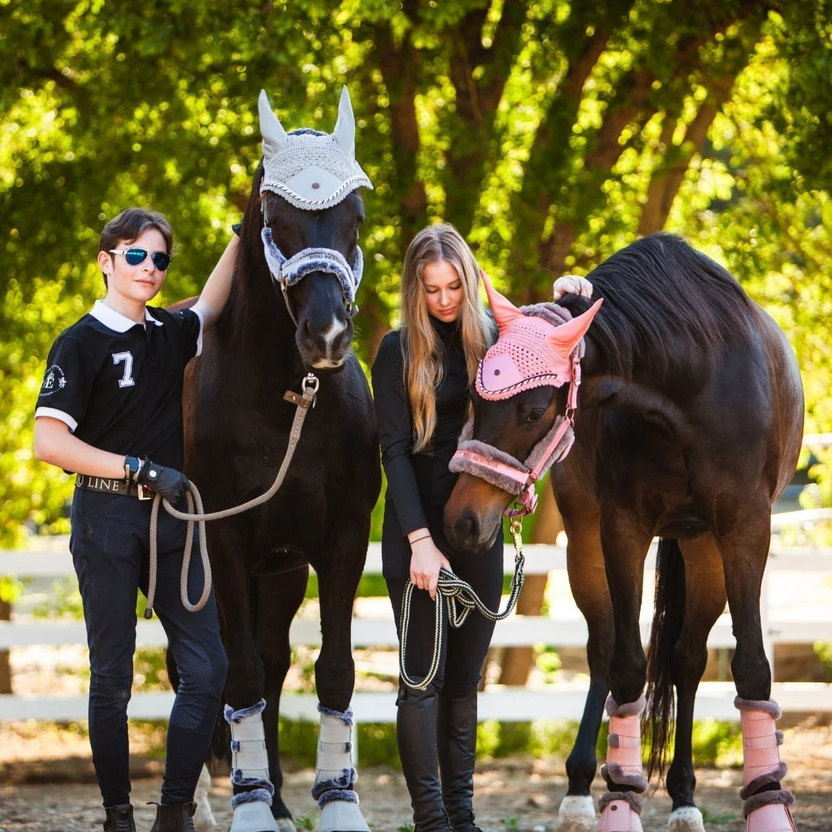 Royal Equestrian Fur Halter Pink Full - Image 8