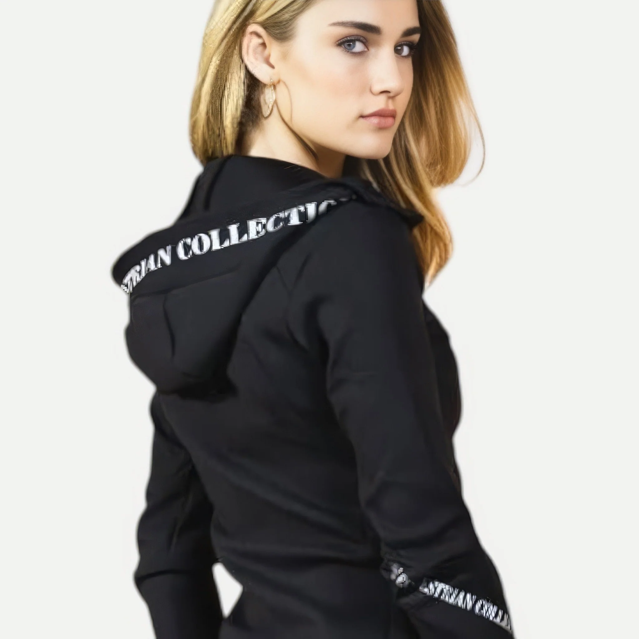 Royal Equestrian Hooded Jacket Santino Black - Image 3
