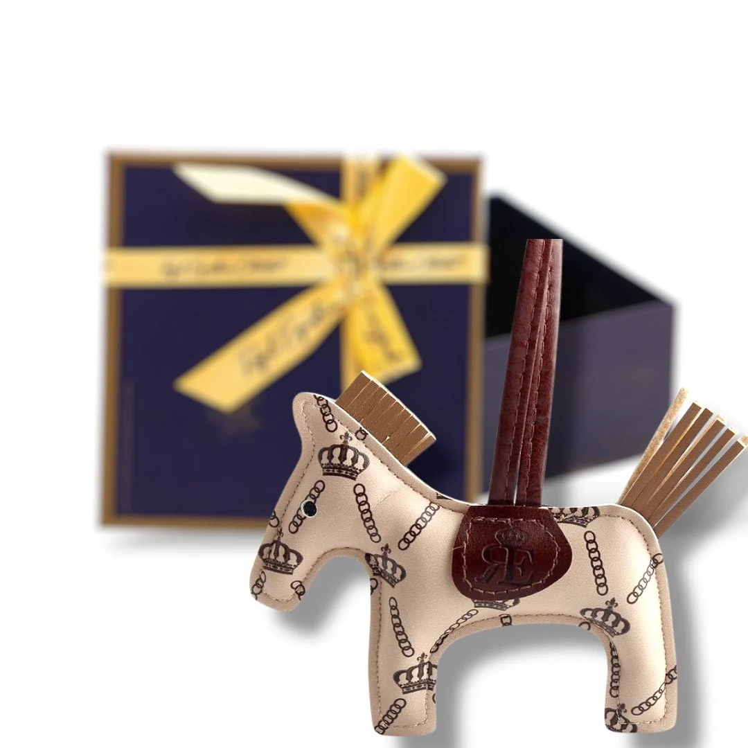 Royal Equestrian Horse Charm Regalia Di Roma Signature Collection Beige - Image 6