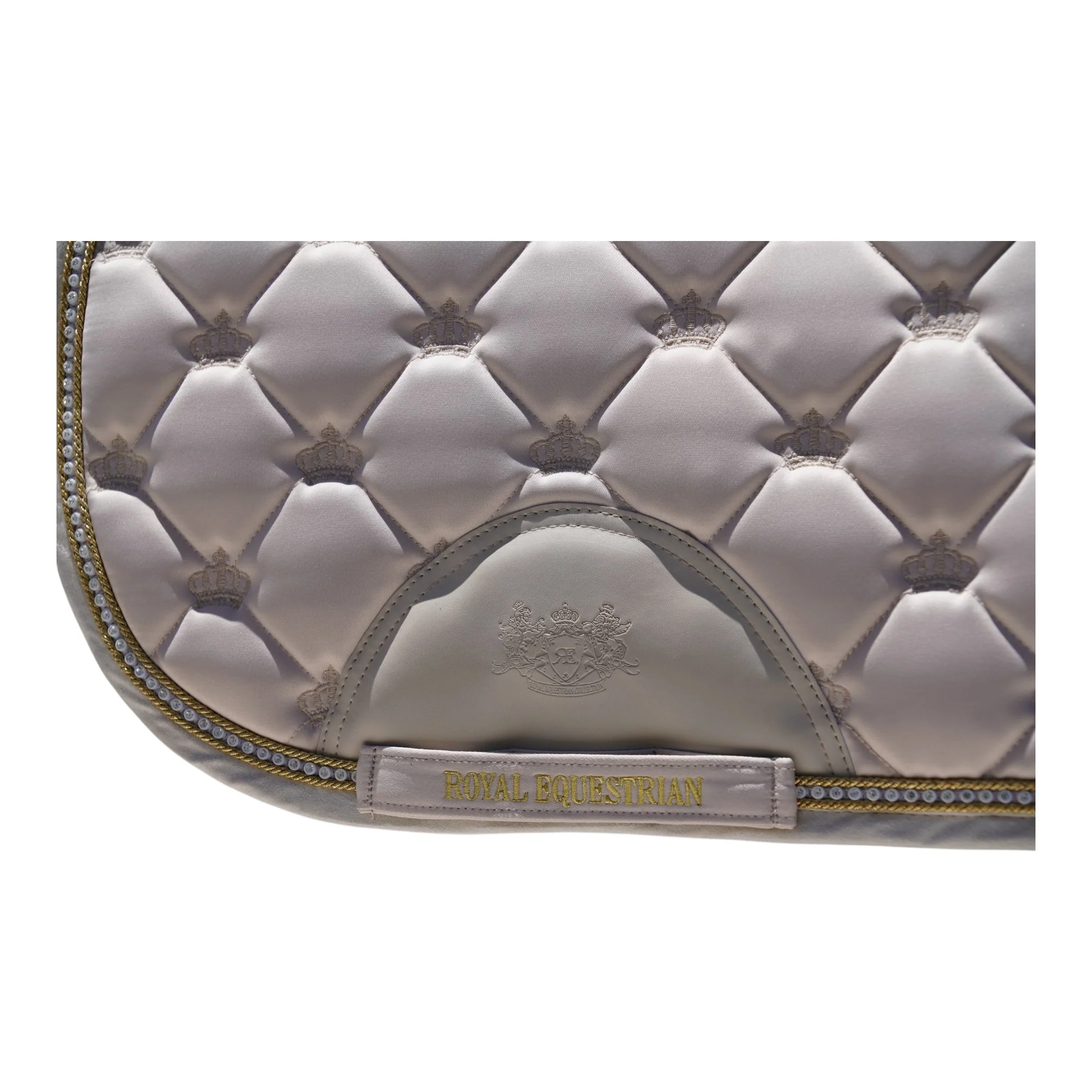 Royal Equestrian Jump Saddle Pad Crystal Champagne - Image 5