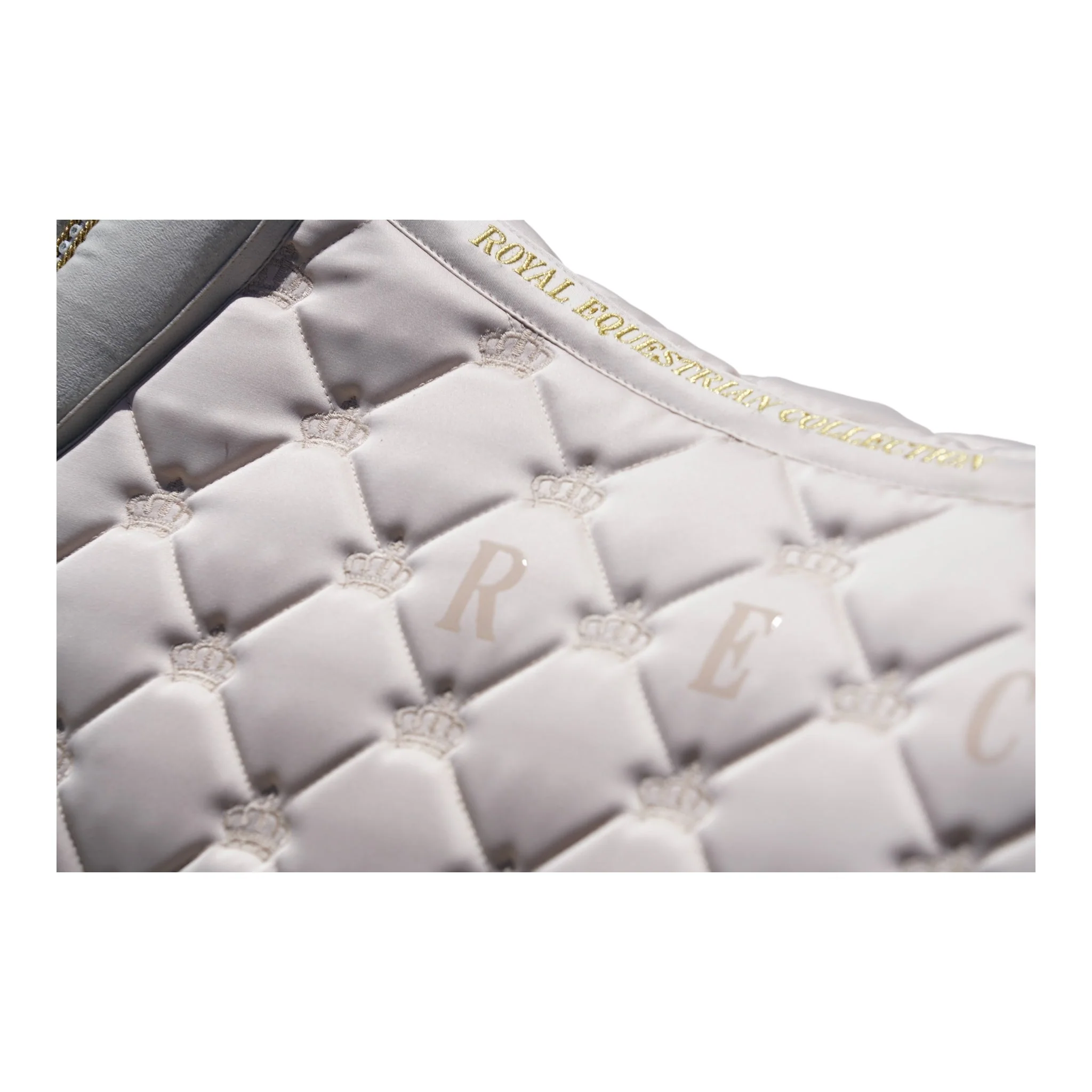 Royal Equestrian Jump Saddle Pad Crystal Champagne - Image 6