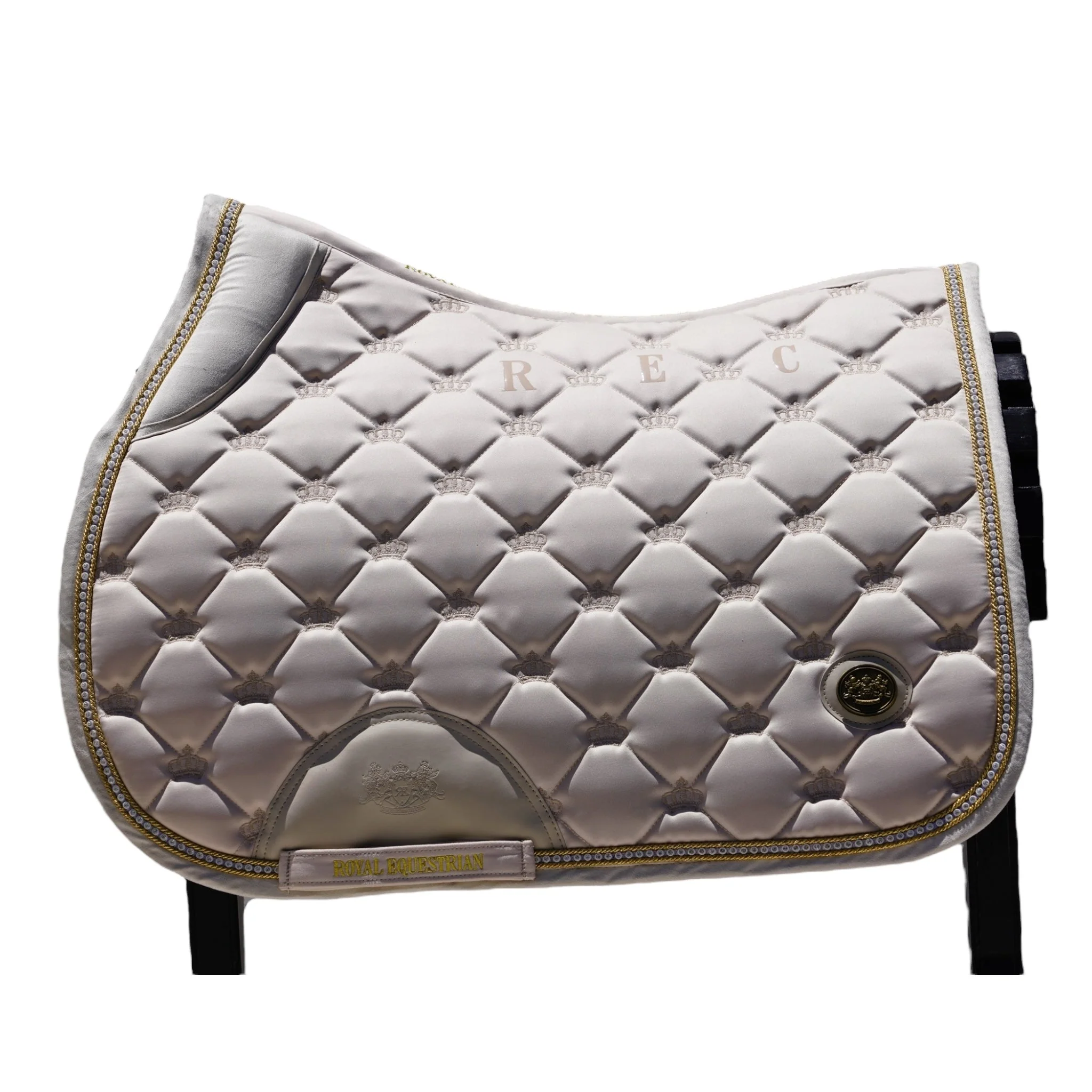 Royal Equestrian Jump Saddle Pad Crystal Champagne - Image 7