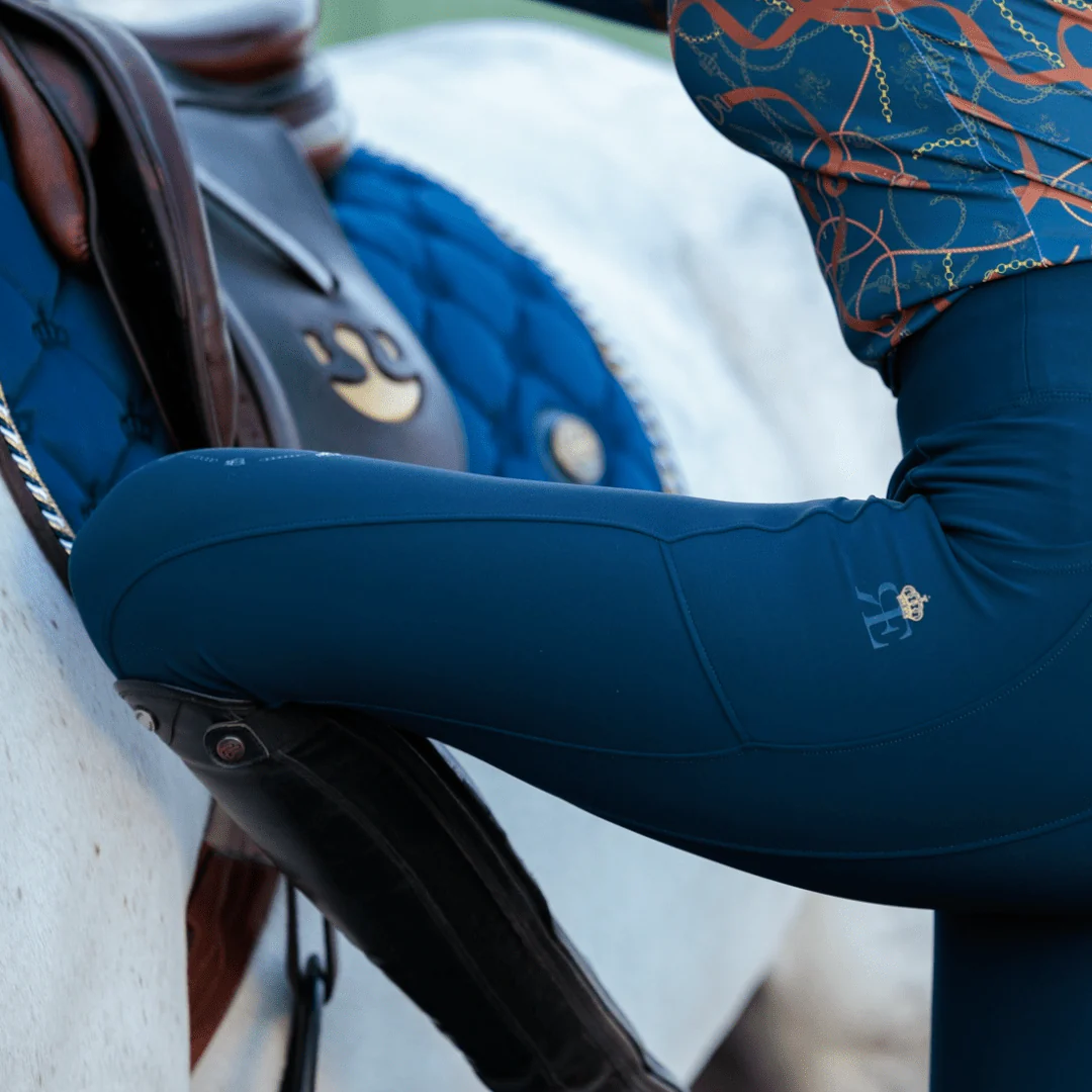 Royal Equestrian Saddle Pad Jump Royal Blue - Image 3