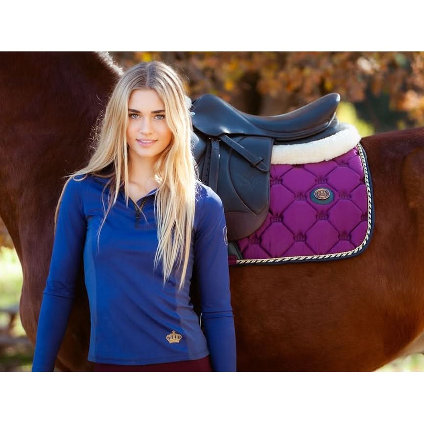 Royal Equestrian Saddle Pad Jump Purple - Image 4