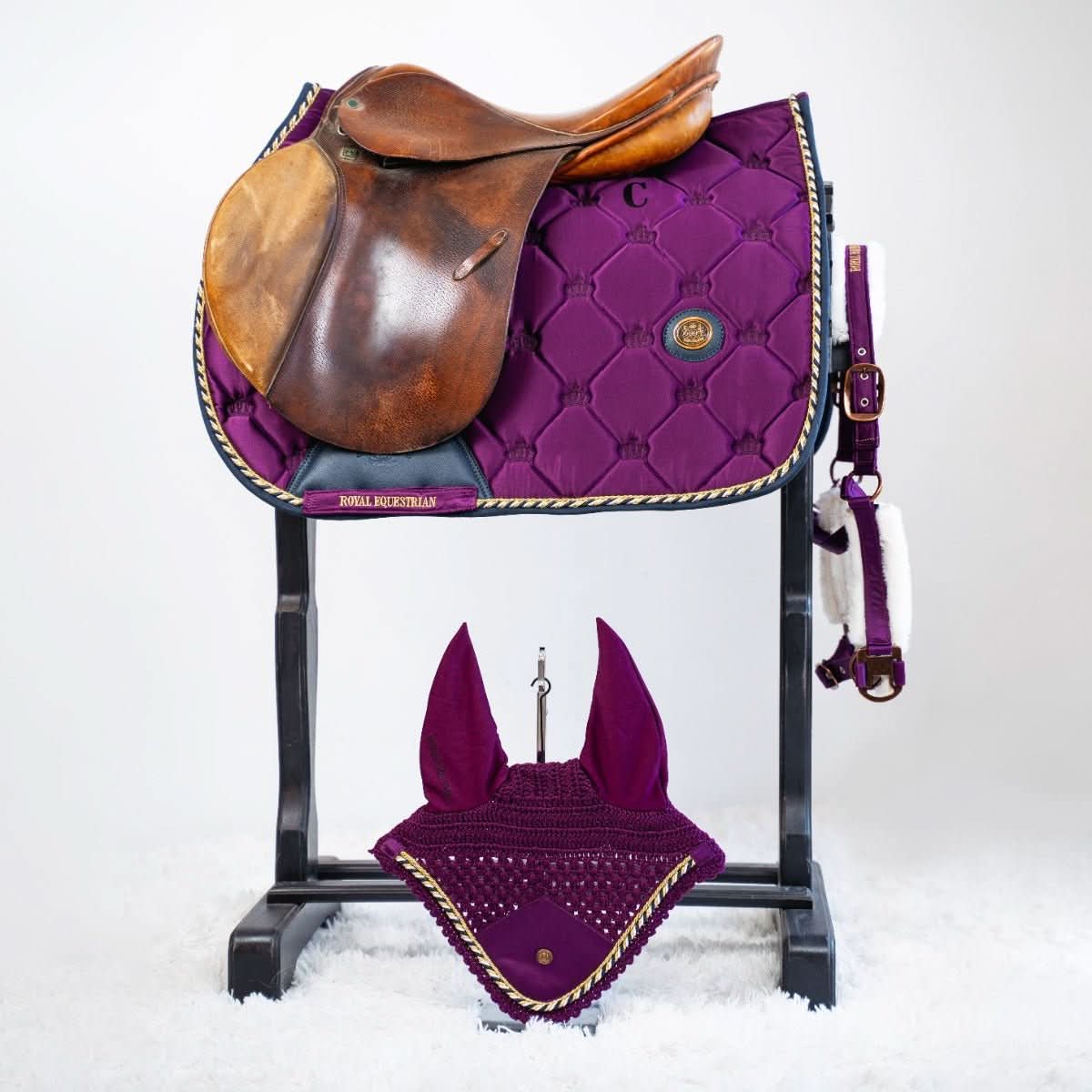 Royal Equestrian Saddle Pad Jump Purple - Image 6