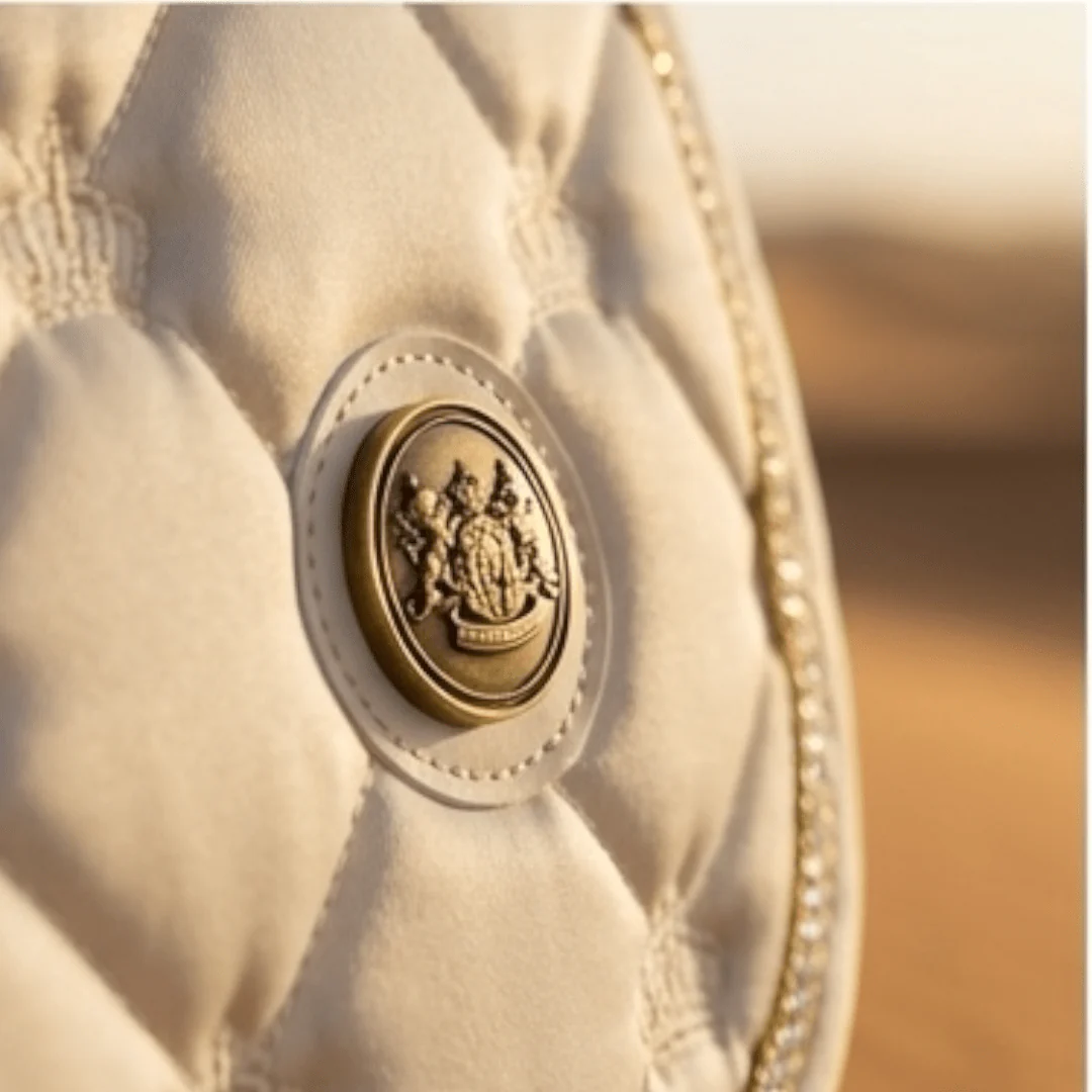Royal Equestrian Jump Saddle Pad Sahara Sandstone Beige - Image 5