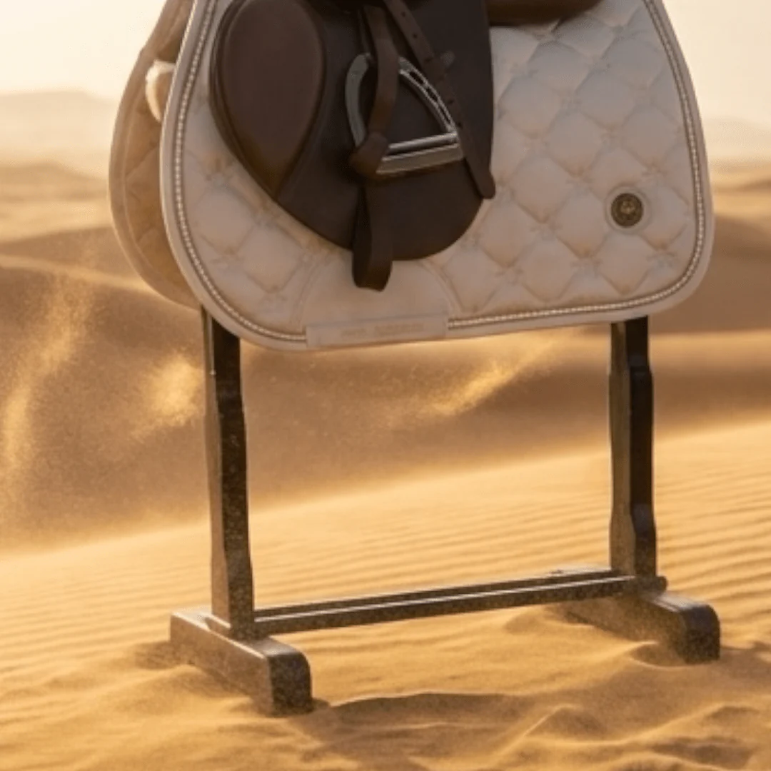 Royal Equestrian Jump Saddle Pad Sahara Sandstone Beige - Image 6