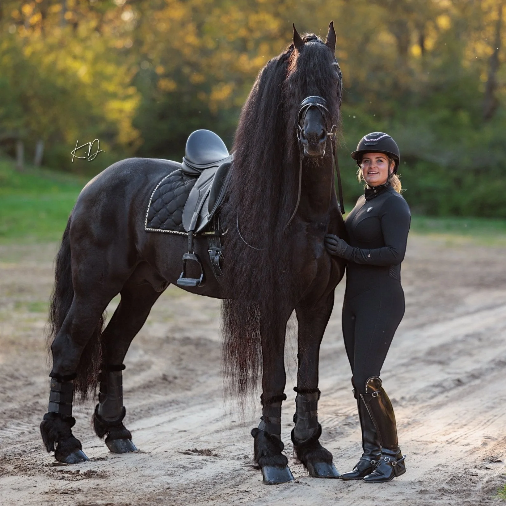 Royal Equestrian Riding Jumpsuit La Performance Cleopatra Black - Image 15