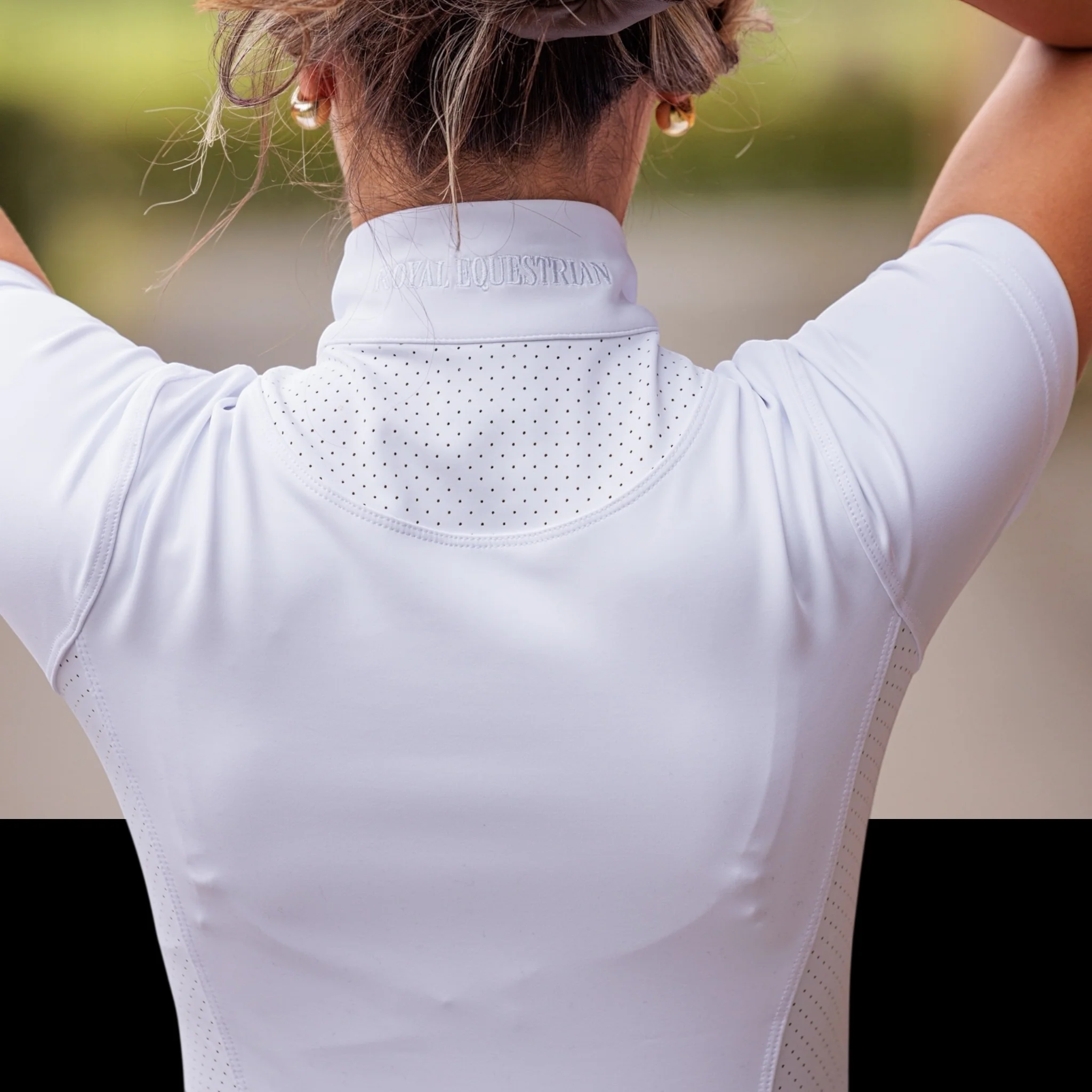 Royal Equestrian Riding Jumpsuit La Performance Cleopatra White - Image 11