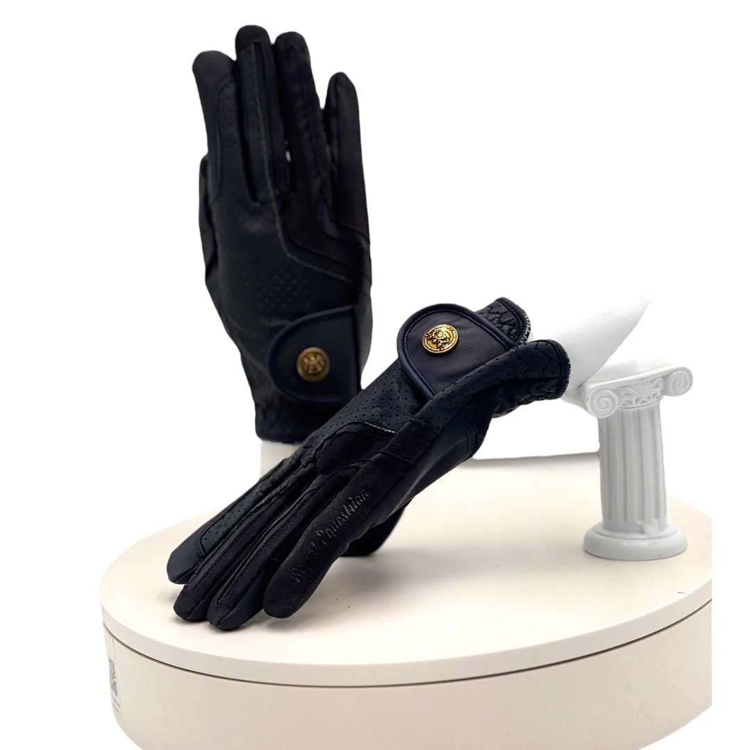 Royal Equestrian Leather Riding Gloves - Image 11