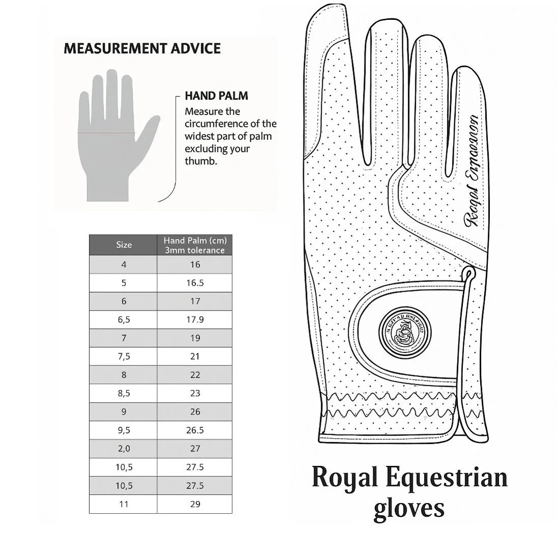 Royal Equestrian Leather Riding Gloves - Image 5