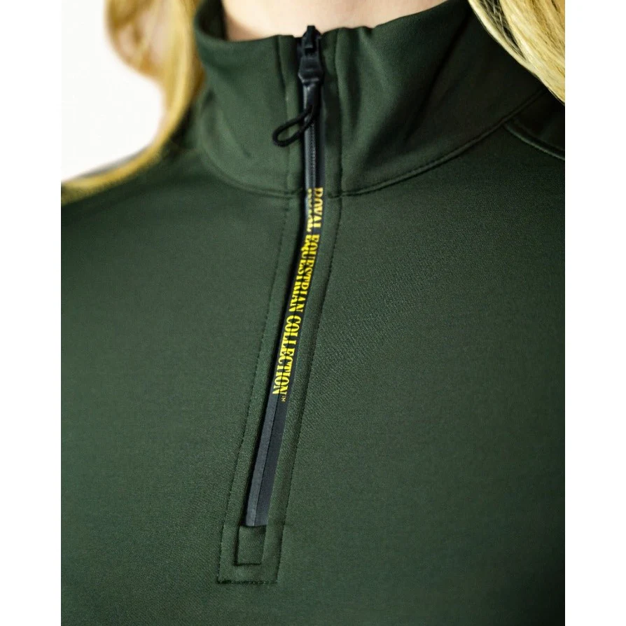 Royal Equestrian Liberte Base Layer Olive - Image 8