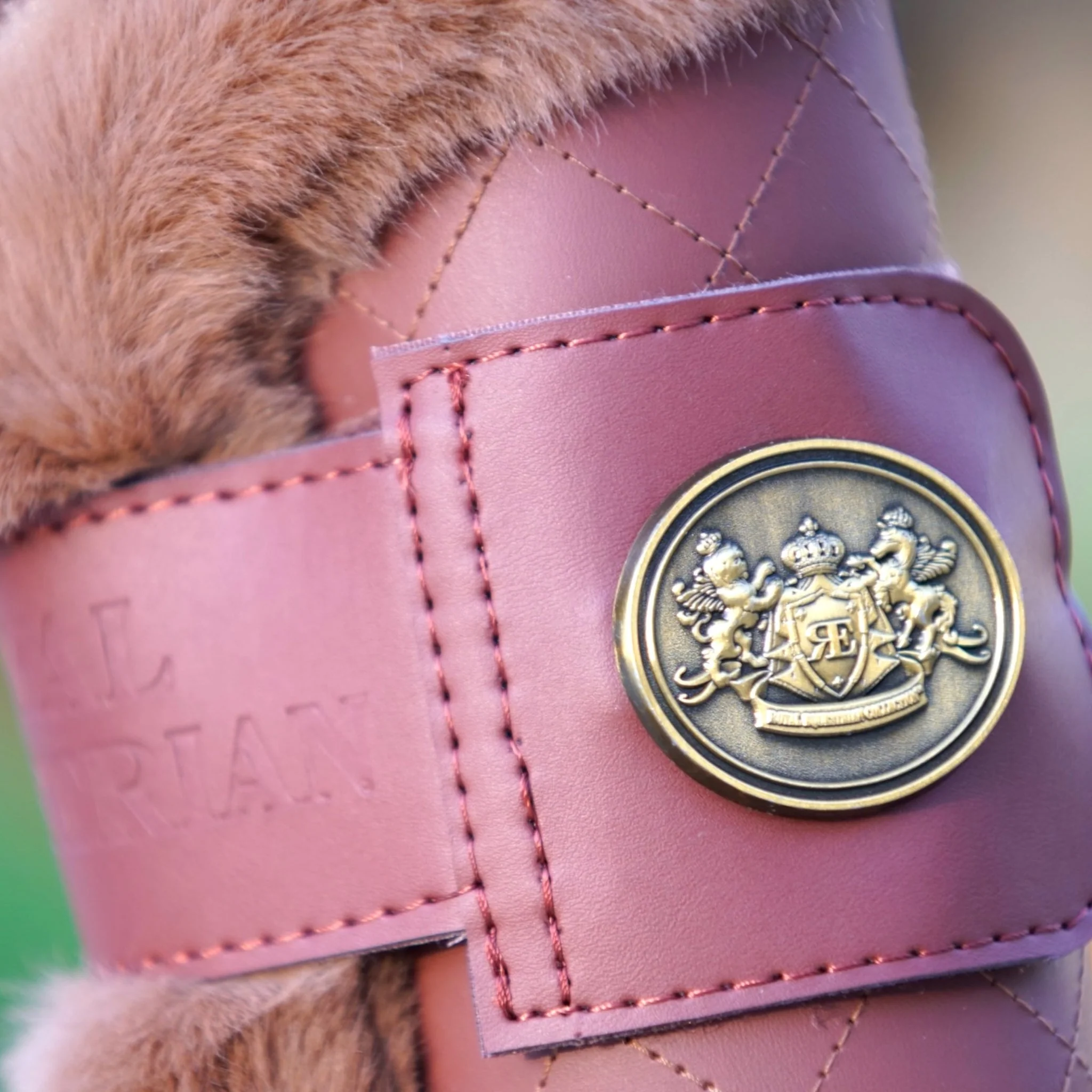 Royal Equestrian Mesh Brushing Horse Boot Copper en Vogue - Image 9