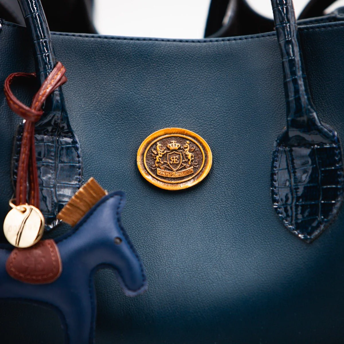 Royal Equestrian Navy Horse Charm - Image 7