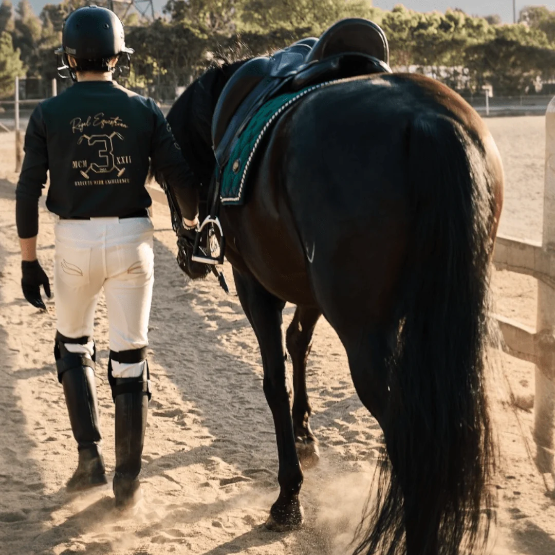 Royal Equestrian Polo Pro Training Shirt Green - Image 4