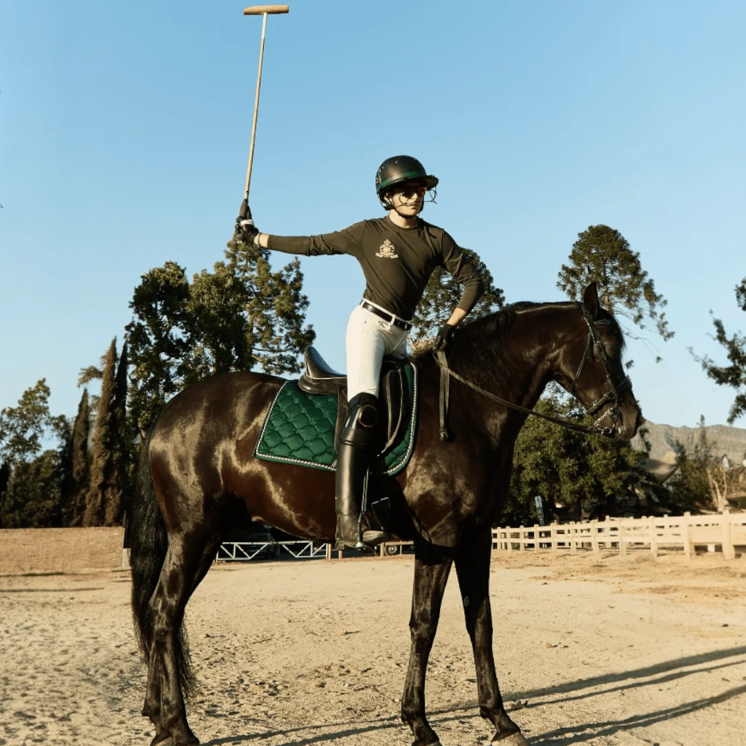 Royal Equestrian Polo Pro Training Shirt Green - Image 5