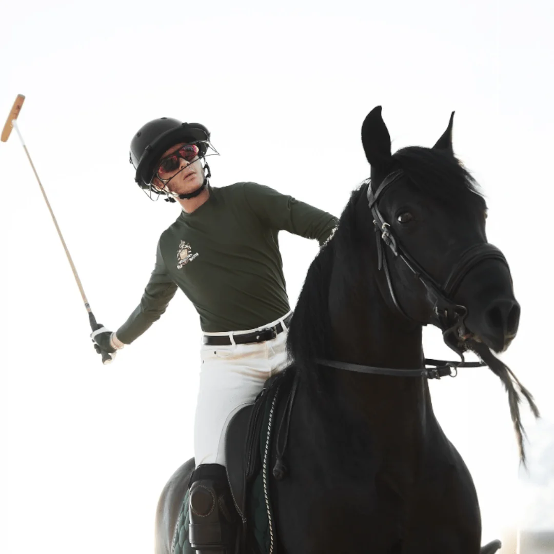 Royal Equestrian Polo Pro Training Shirt Green - Image 6