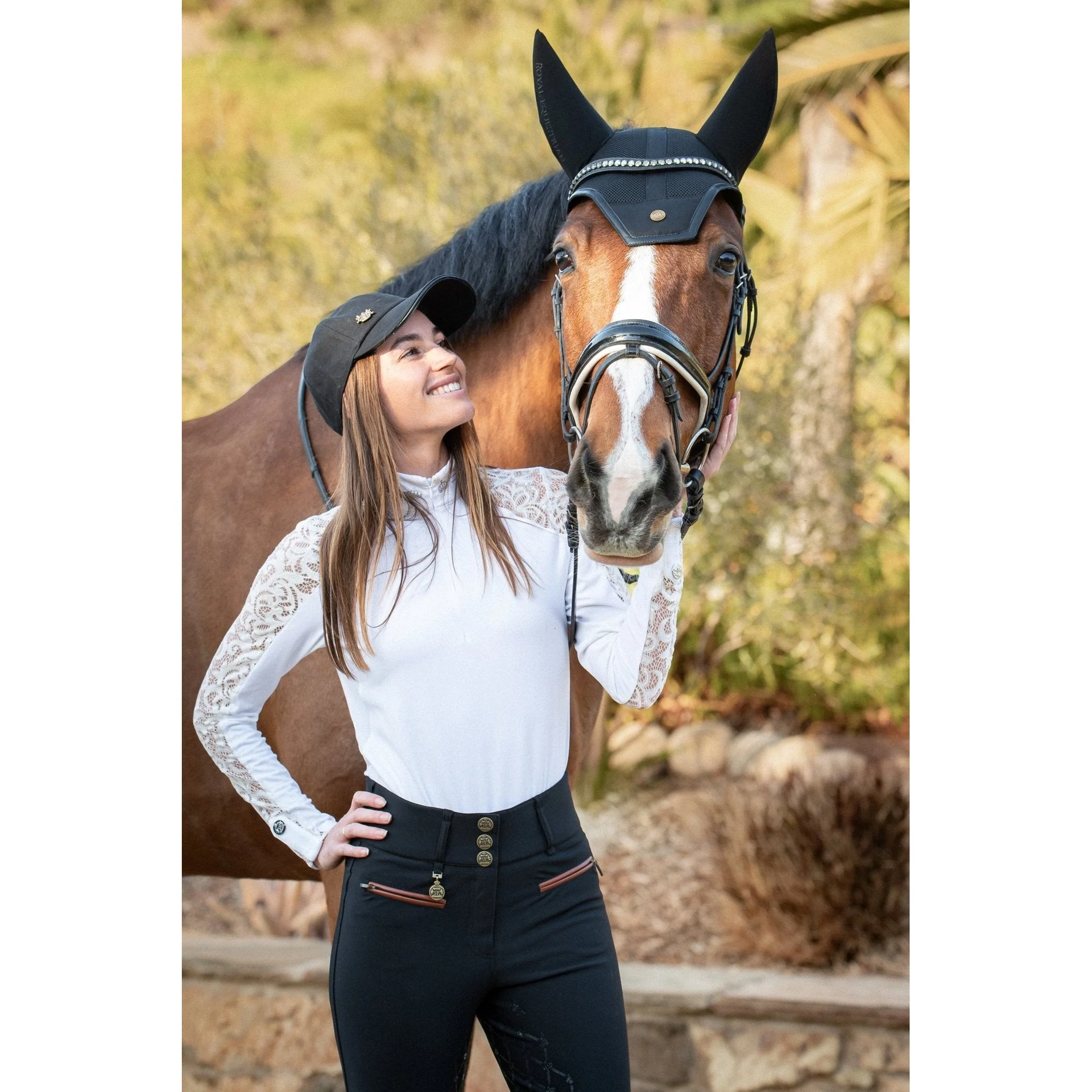 Royal Equestrian Soundproof Ear Bonnet Gladiator Black - Image 6