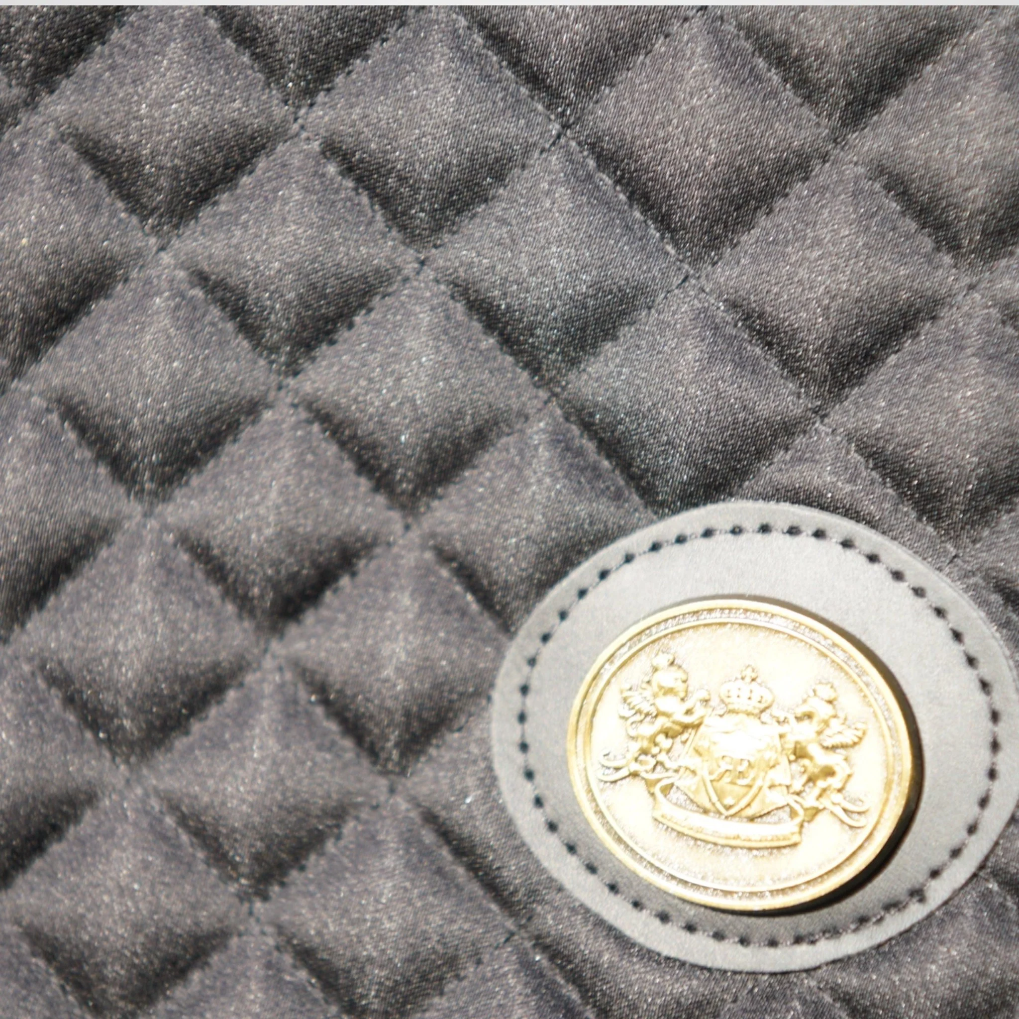 Royal Equestrian Saddle Pad Dressage Pro Cooling Mesh Black Gold - Image 6