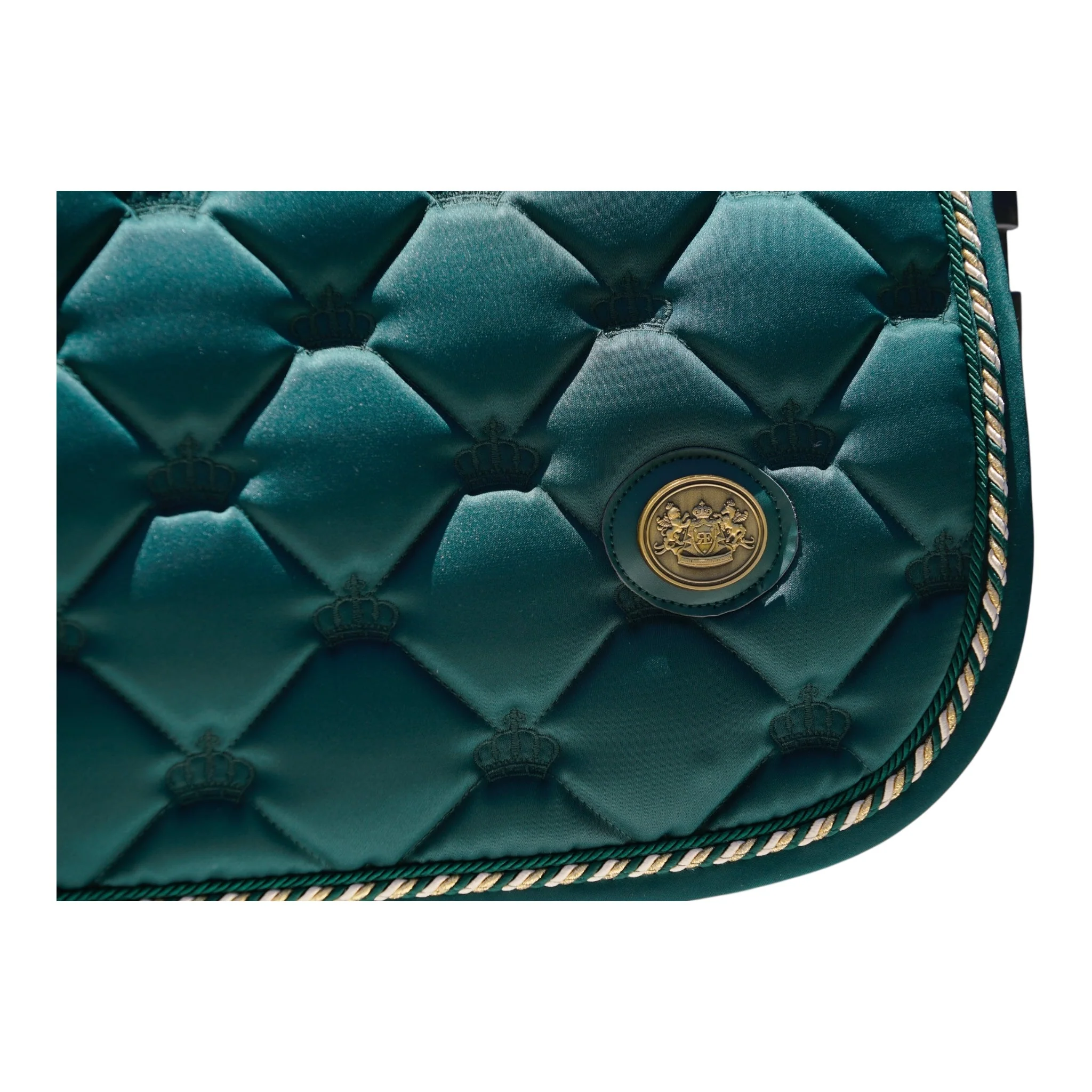Royal Equestrian Saddle Pad Dressage Verdant Victory Green - Image 3